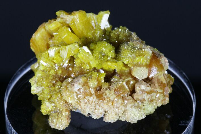 Yellow-Orange Pyromorphite Crystals - Bunker Hill Mine, Idaho #175886